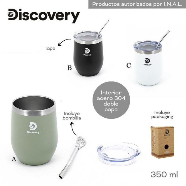 MATE CON BOMBILLA DISCOVERY T7