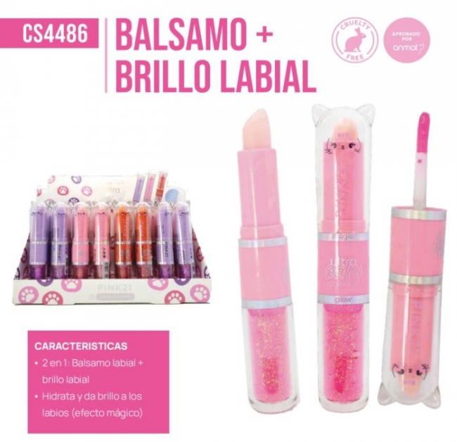 LIP GLOSS & BALM ULTRA CATY PINK 21