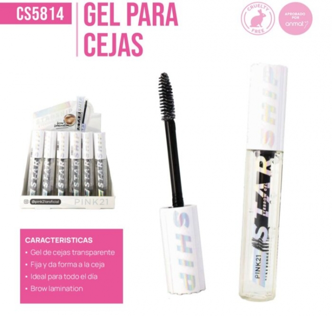 MASCARA DE CEJAS STARSHIP PINK 21