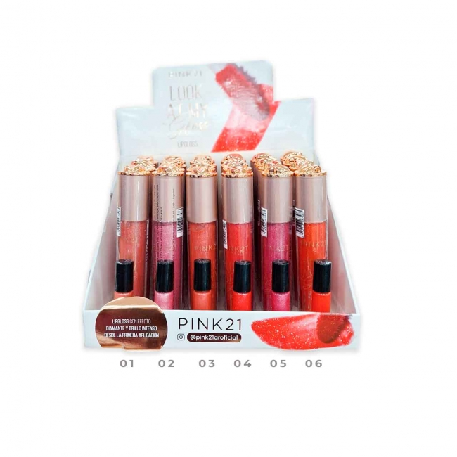 LIP GLOSS LOOK AT MY GLOSS PINK 21