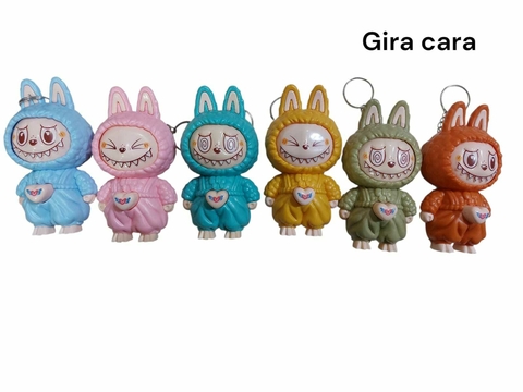 LLAVERO CARA GIRATORIA LABUBU