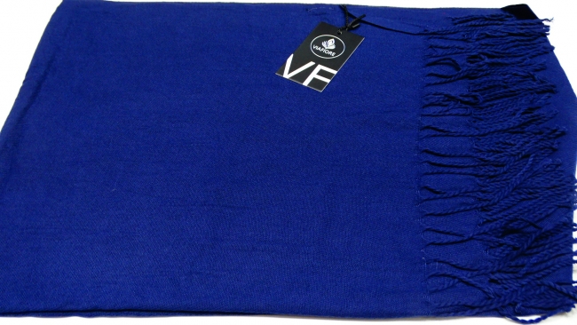 PASHMINA LISA AZUL MARINO
