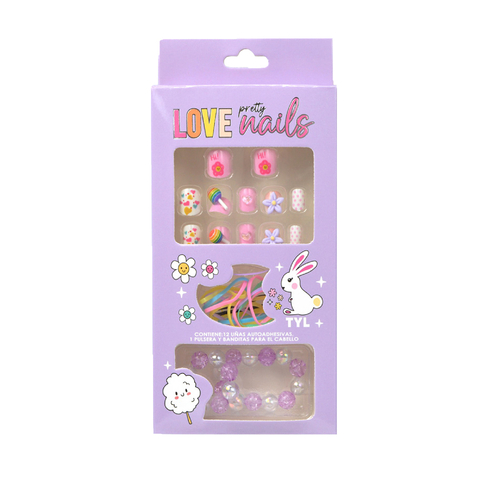 SET DE UÑAS POSTIZAS KIDS TYL 
