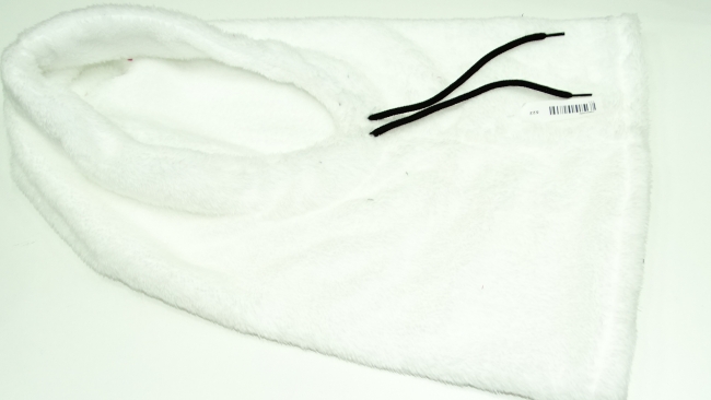 CAPUCUELLO PELUCHE CON CORDON-