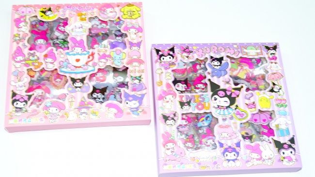 CAJA STICKERS SANRIO X 96 PLANCHAS
