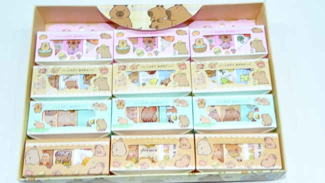 CINTO DECORATIVA WASHI CAPIBARA