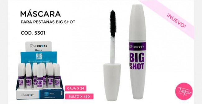 MASCARA DE PESTAÑAS BIG SHOT TEJAR