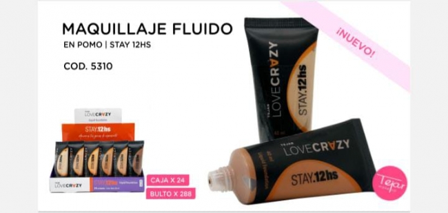 MAQUILLAJE FLUIDO STAY TEJAR
