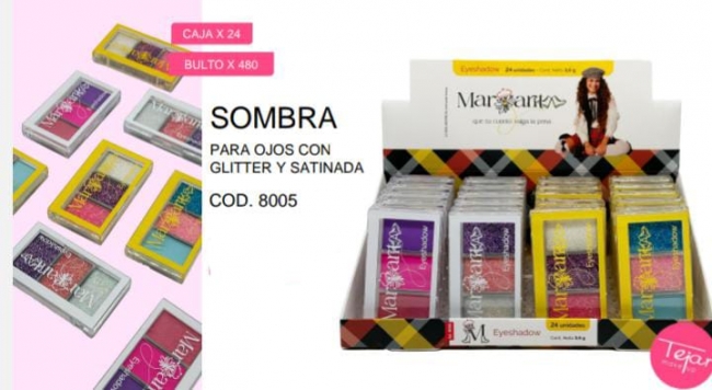 SOMBRAS PARA OJOS 3 COLORES TEJAR MARGARITA