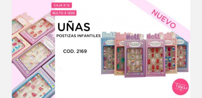 UÑAS POSTIZAS INFANTILES TEJAR