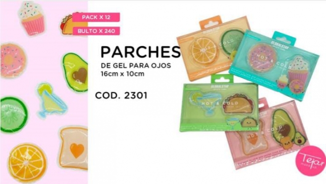 PARCHES DE GEL PARA OJOS 16 X 10 TEJAR