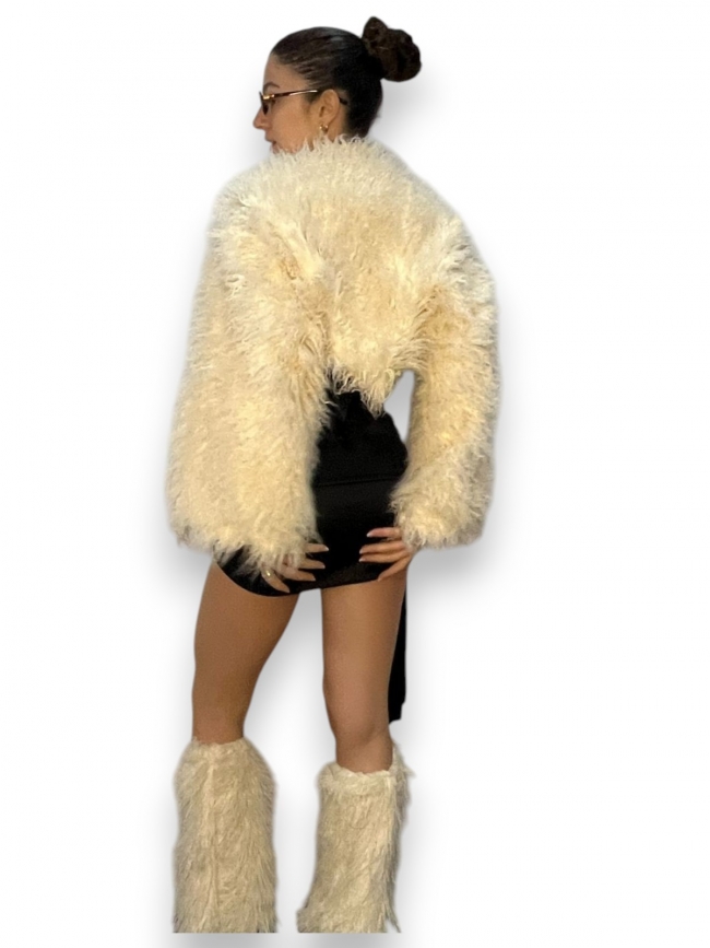 SACO BOLERO PIEL