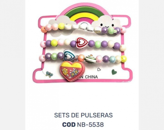 SET PULSERA INFANTIL NB
