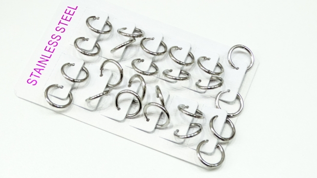 PAR AROS ACERO 1,5 CM