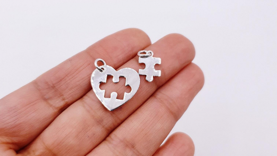 DIJE PLATA CORAZON