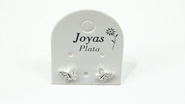AROS PLATA MARIPOSA