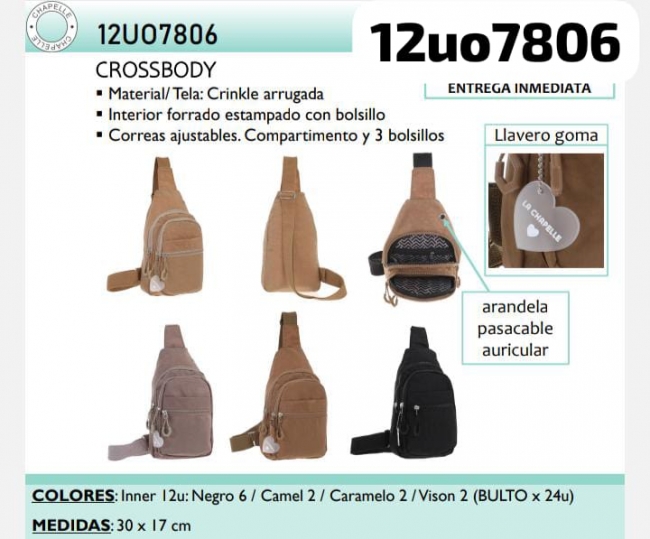 CROSSBODY DAMA CHAPELLE 