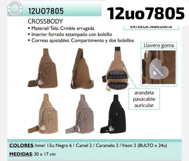 CROSSBODY DAMA CHAPELLE 