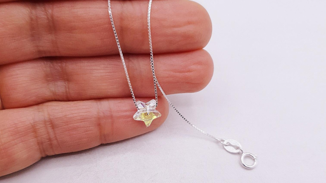 PULSERA PLATA CUBIC ESTRELLA 