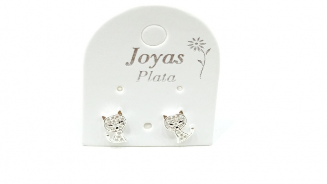 AROS PLATA GATITO