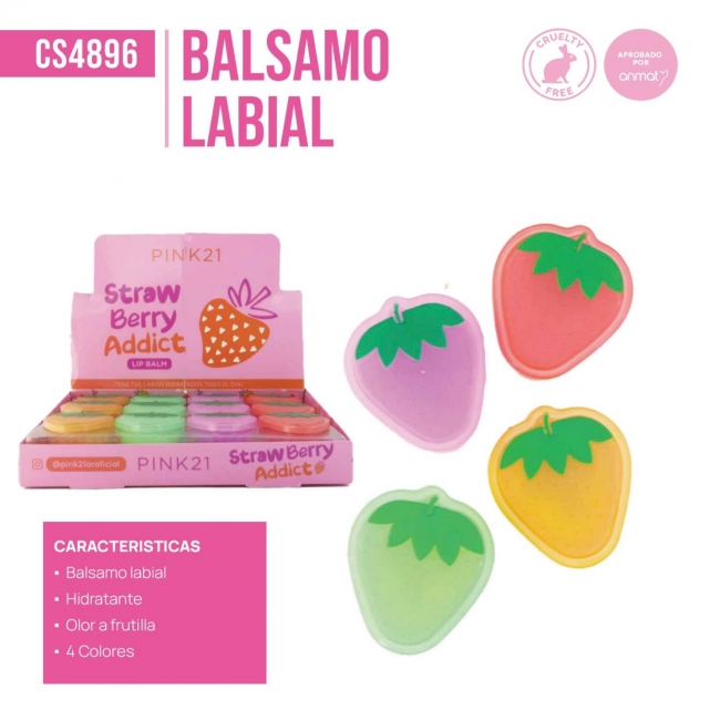 LIP BALM ADDICT PINK 21
