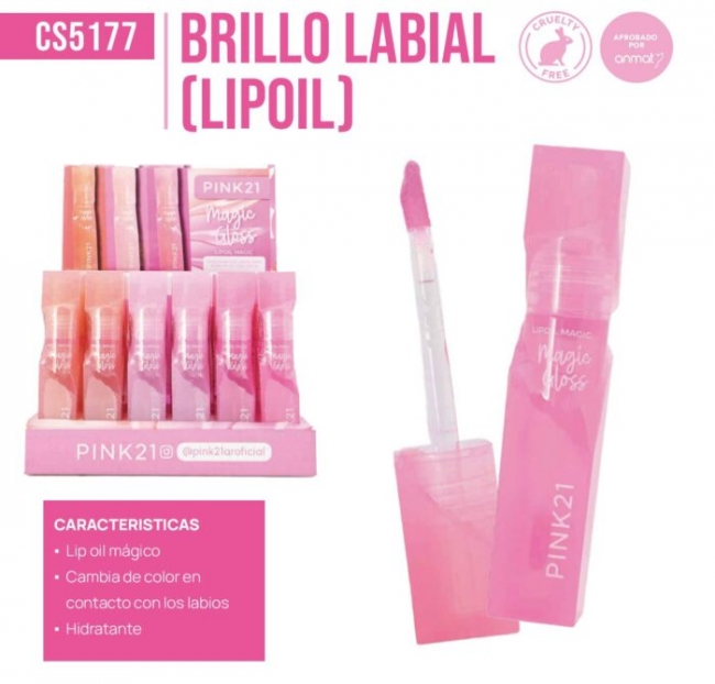 LIP OIL MAGIC GLOSS PINK 21
