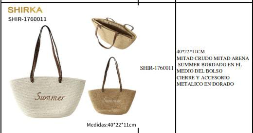 BOLSO PLAYERO SHIRKA