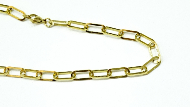 CADENA ACERO DORADO 45 CM 