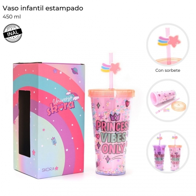 VASO INFANTIL SKORA 450 ML
