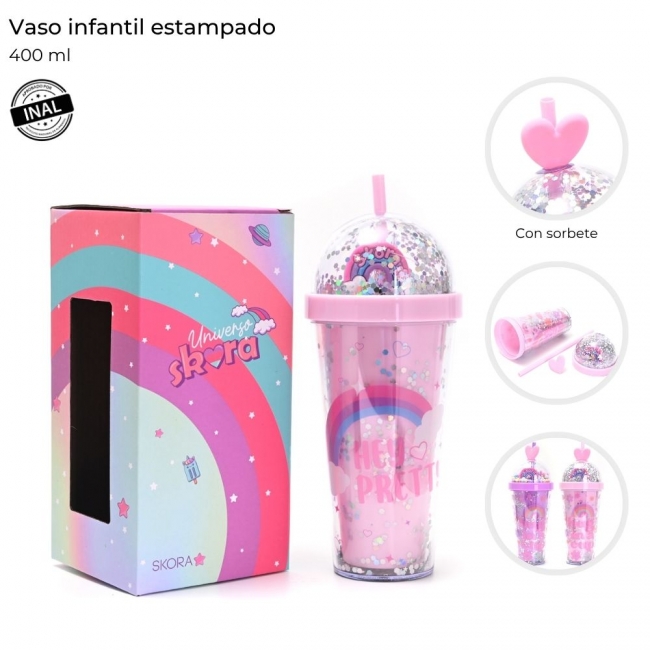 VASO INFANTIL SKORA 400 ML