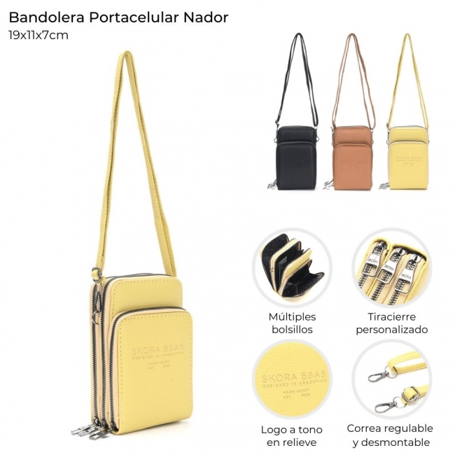 BANDOLERA PORTACELULAR NADOR SKORA
