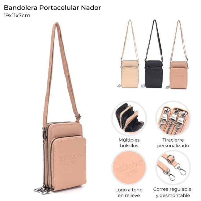 BANDOLERA PORTACELULAR NADOR SKORA