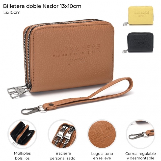 BILLETERA NADOR SKORA DOBLE CIERRE 