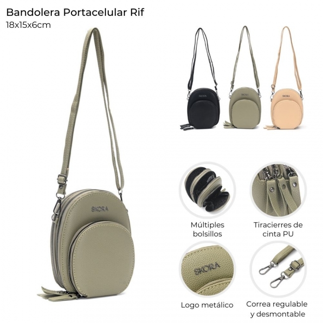 BANDOLERA PORTACELULAR RIF SKORA