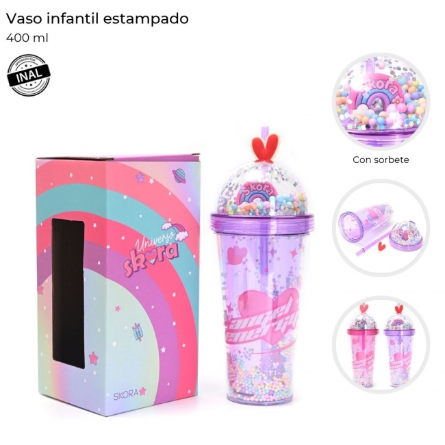VASO INFANTIL ESTAMPADO SKORA