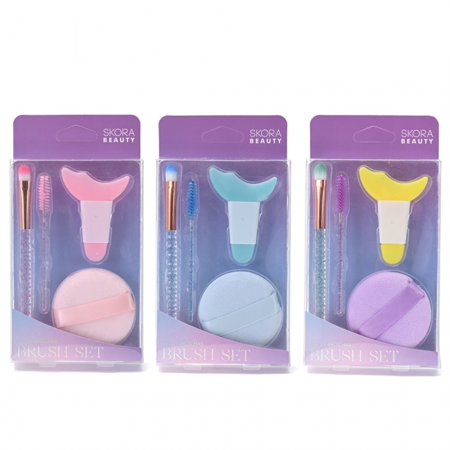 SET ACCESORIOS BEAUTY  Y STENCIL SKORA