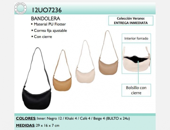 BANDOLERA RAFIA CHAPELLE