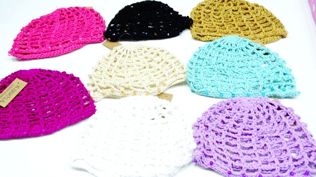 GORRO CROCHET CALADO VARIOS COLORES