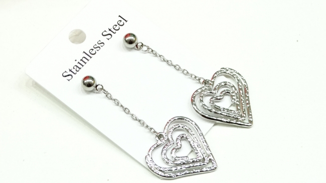 AROS ACERO CORAZON 
