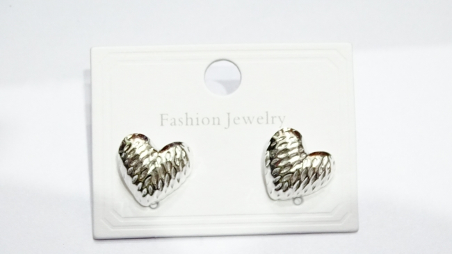 AROS ACERO BLANCO CORAZON
