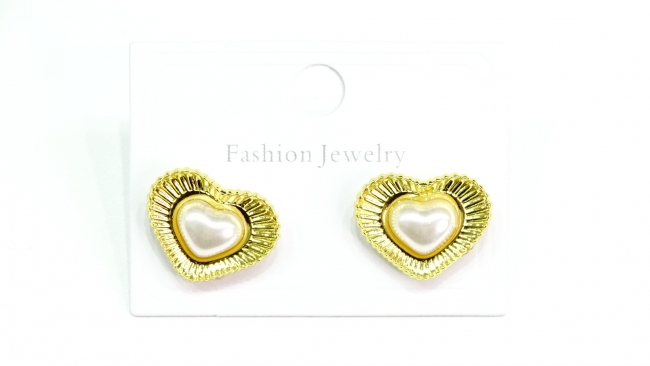 AROS ACERO DORADO PERLA