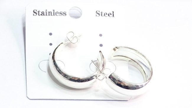AROS ACERO BLANCO 2,4 CM 