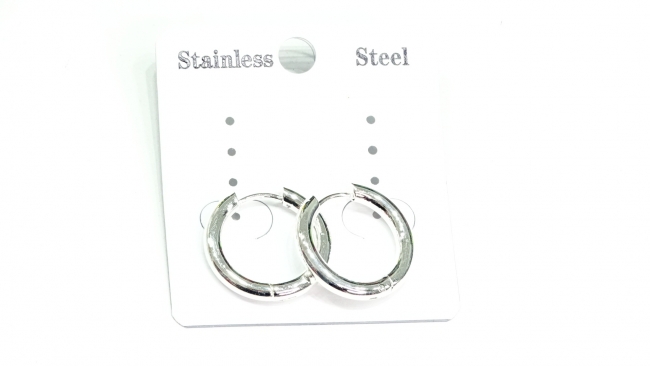 AROS ACERO BLANCO 1,4 CM 