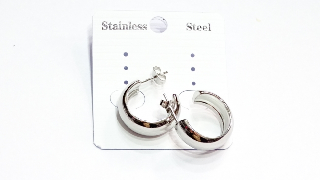 AROS ACERO BLANCO 1,4 CM 
