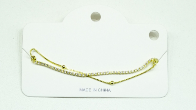PULSERA ACERO DORADO