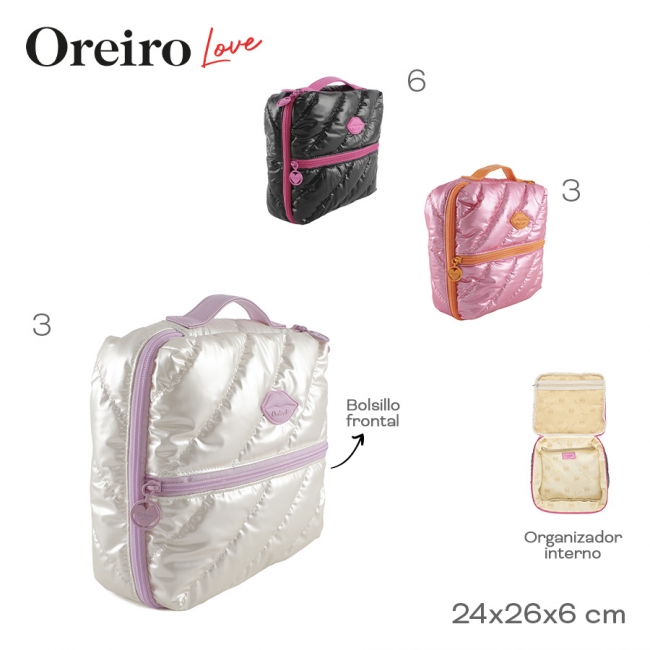 PORTACOSMETICOS OREIRO LOVE T8
