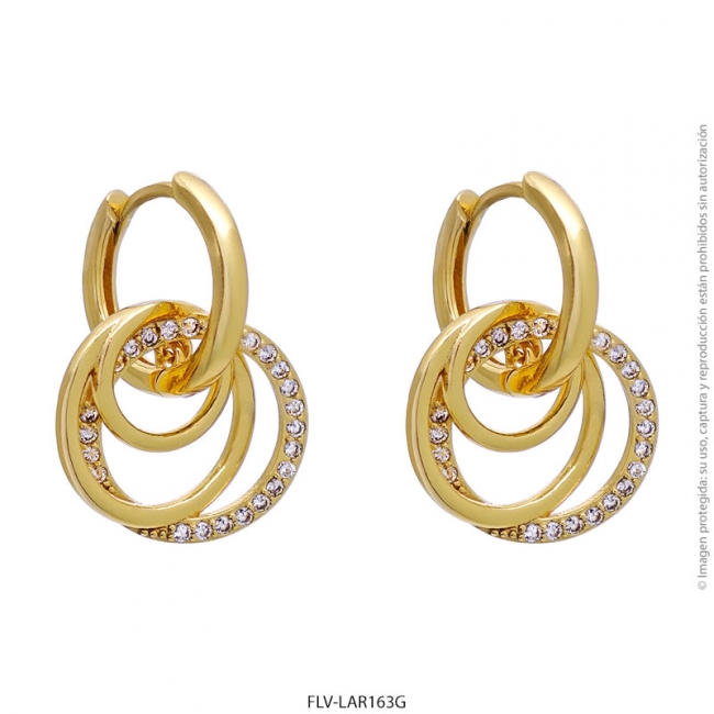 AROS ACERO DORADO