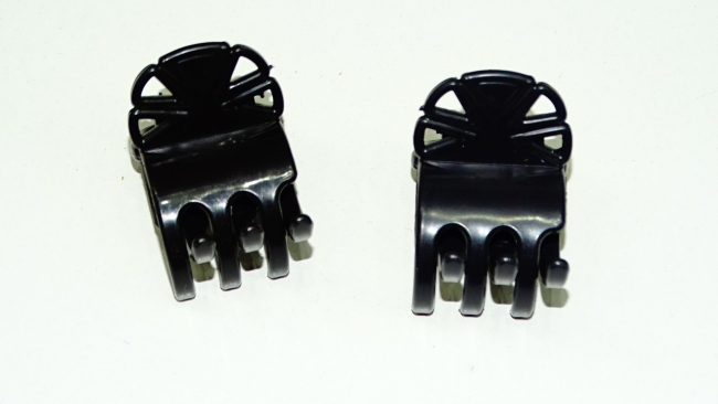 BROCHE CHICO ABANICO CALADO POLIPROPILENO X 12 IRROMPIBLE