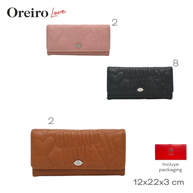 BILLETERA OREIRO LOVE T8