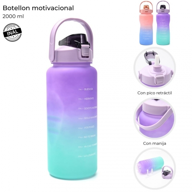 BOTELLON MOTIVACIONAL SKORA 2000 ML
